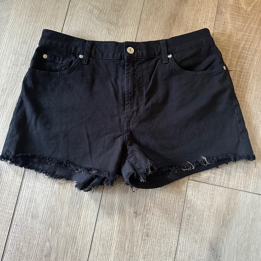 7 for all man kind denim shorts